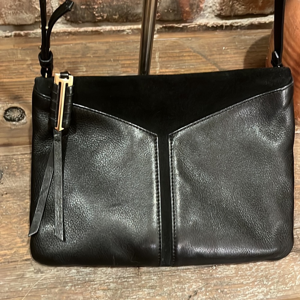 Leather And Suede Stella & Dot Covet Crossbody Bag